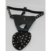 Dominate with Tactile Allure - Hell's Couture Studded Leather Jock Strap His Fetish